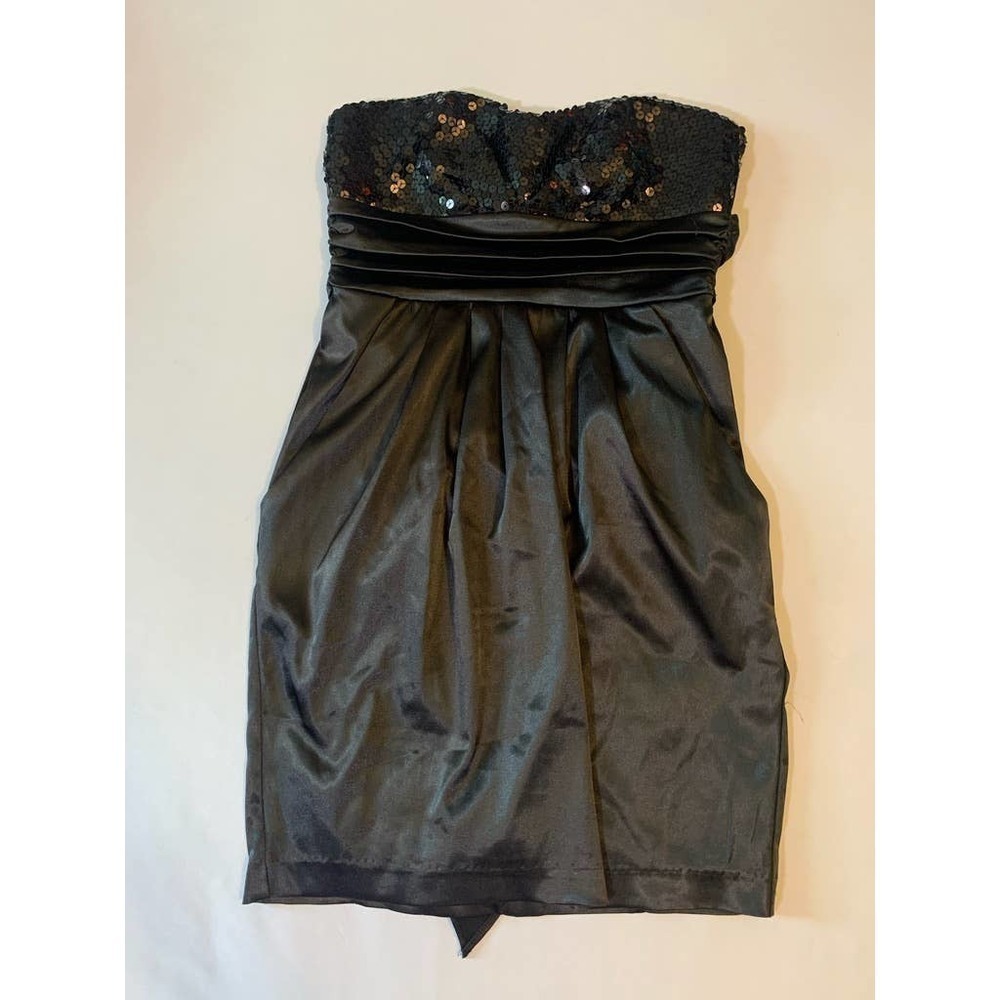 arden B Strapless Little Black Dress XS